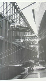 Uncrated Automobiles Moving on Passenger Liner