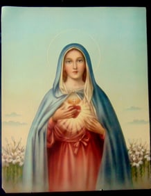 Mary with Sacred Heart