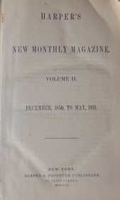 Harper's New Monthly Magazine Vol II  1850 - 1851