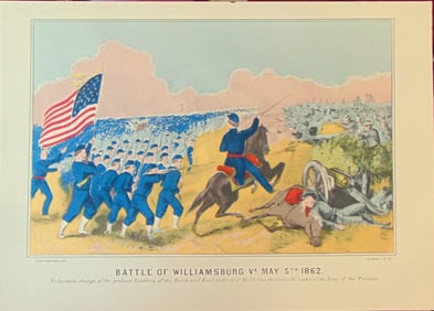 Battle of Williamsburg VA May 5th 1862
