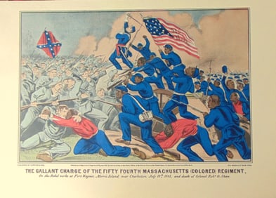 The Gallant Charge of the 54th Massachusets