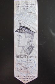 Rare Rear Admiral Richard E. Byrd Stevengraph