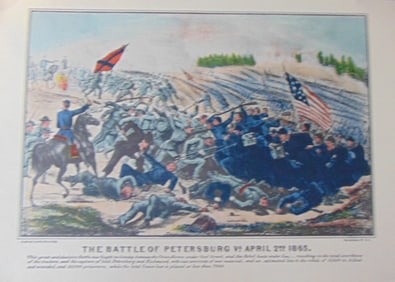 Battle of Petersburg, VA Currier & Ives