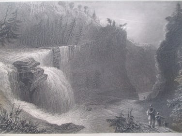 Trenton Falls - View Down the Ravine