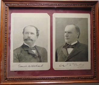 President McKinley & VP Garrett Hobart