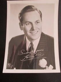 Lanny Ross 1930's Actor Photograph