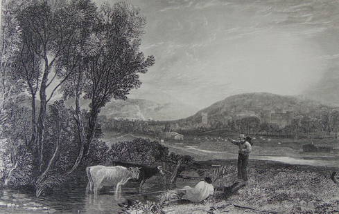 Lulworth Castle - J. M. W. Turner: Lulworth Castle Joseph Mallord William Turner RA, known in his time as William Turner, was an English Romantic painter, printmaker and watercolorist. He is known for his expressive c