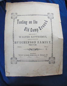 Tenting On the Old Camp Ground - Civil War 1st Ed (1 of 1)