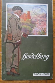 Heidelberg Germany Travel Booklet Circa 1920's