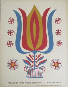 WPA Pennsylvania Folk Art Serigraph