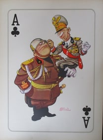 Arias Bernal -King Victor Emmanuel III & Mussolini