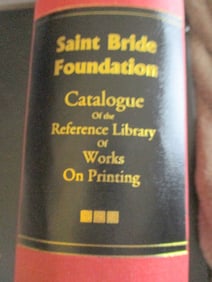 Catalogue of Library of Works on Printing 1919