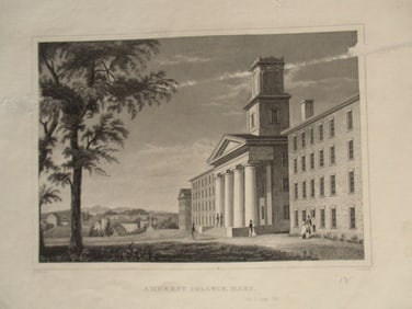 Amherst College, Massachusetts (Circa 1830)
