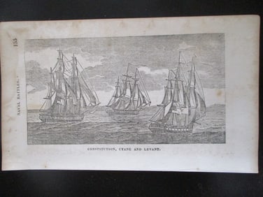 Constitution, Cyane and Levant