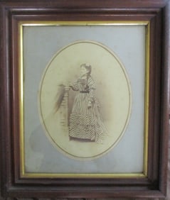 Portrait of a Lady with Striped Gown