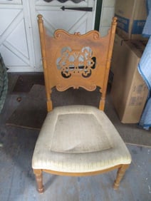 Pierced Back Victorian Side Chair
