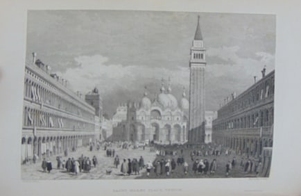 Early Engraving of of St Mark's Place