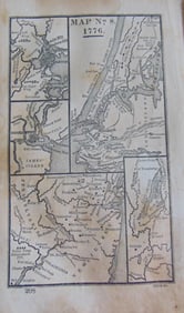 Map of 1776 - Important Areas Mapped