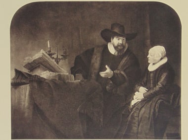 Anslo The Preacher - Rembrandt Van Rijn