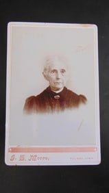 Cabinet Card of a Elderly Lady