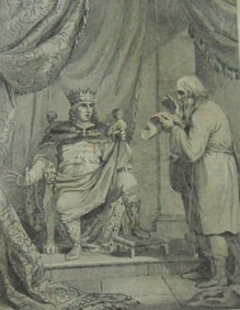 Scribe Reading The Law to King Josiah