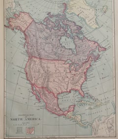 Political Map of North America