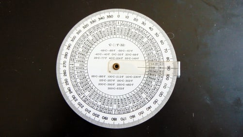 Allegheny Slide Rule with Instructions 1948