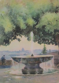 Terraces Of The Villa Medicis - Pierre Vignal