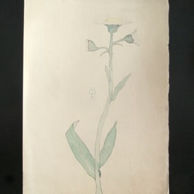 Flower - Mildred Grade 8 School Girl Art