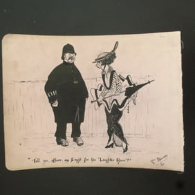 Tell Me Officer - Original Comic Illustration