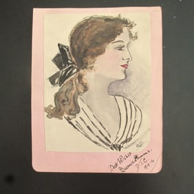 Portrait of a Young Woman- Original Illustration