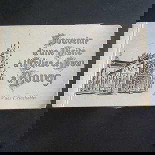 Monastery of Brou - Gertrude Smith Collection: Souveir d'une Visite a l Eglise de Brou a Bourg From the Gertrude Smith Collection of Postal Views - 40 views. Extremely Rare Dated: Circa 1920's Binding: Stiff Paper Covers Subject