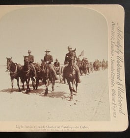 Light Artillery with Shafter at Santiago de Cuba