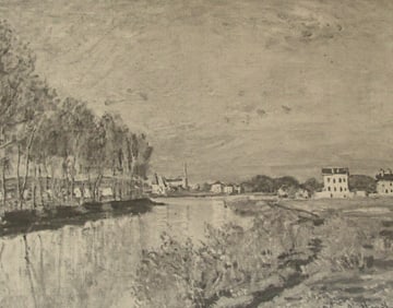 Le Seine d' Argenteuil - Monet