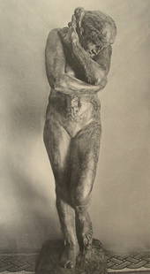 Eve - Rodin: Eve - Rodin This gravure is from Art Francais - Exposition d'Art decoratif ontemporain 1800 - 1885. Organisee par Madame la Cometesse Greffulhe, Presidente. Comes with copy of the original note from G