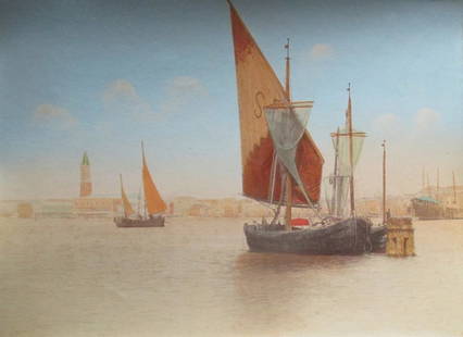 Canal Grande - Venice Italy - Carlo Naya: Palazzo Contarini Fasan - Stile Archiacute Secolo - Venice Italy Carlo Naya was an Italian photographer known for his pictures of Venice including its works of art and views of the city for a