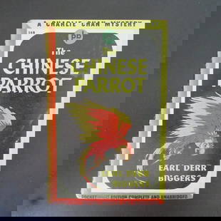 Earl Deer Biggers Plus 4 More Mysteries: The Chinese Parrot - Earl Derr Biggers 1943 Plus The Buffalo Box - Frank Gruber 1946 Three Short Biers - Jimmy Starr 1945 Mystery of the Dead Police - Philip MacDonald 1958 Pick-up on Noon