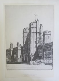 Lot of 7 Louis Rosenberg Facsimile Etchings