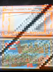 Valley Forge Pennsylvania  Postcard Set: Valley Forge Pennsylvania Postcard Set15 postcards in original box. Postcards are fine. Dated: Circa 1940's Condition Report Very Good Subject References: