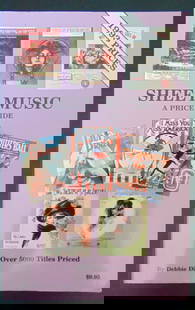 Sheet Music Price Guide - 5000 Titles Priced: Sheet Music - A Price Guide Over 5000 Titles Priced Author: Debbie Dillion Dated: 1993 Size: 8vo Binding: Softcover Type: Music Condition Report: Very Good