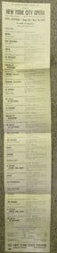 New York City Opera Broadside
