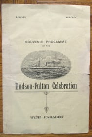 Souvenir Programme Hudson Fulton Celebration