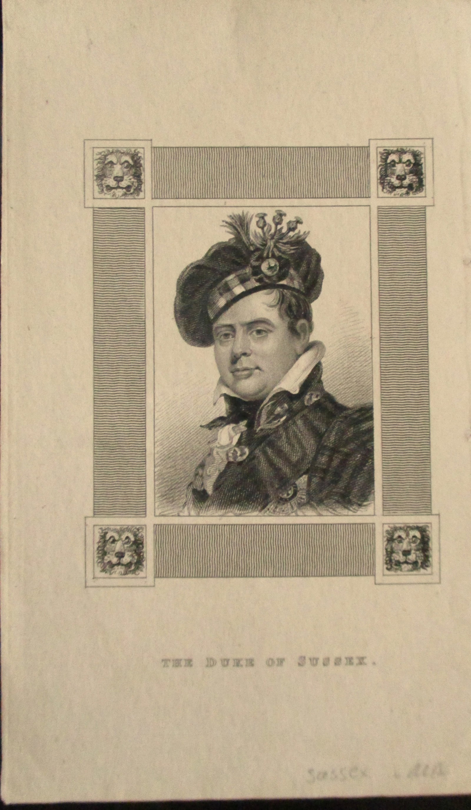 Augustus - Duke of Sussex (1827) (1 of 3)