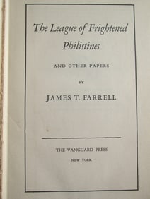 League of Frightened Philistines - James Farrell
