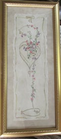 Two Floral Prints - One by Sarah Malin