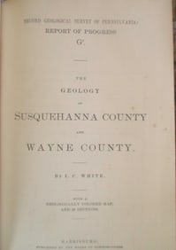 Geology of Susquehanna & Wayne Co Pennsylvania