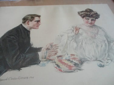 In The Toils - Howard Chandler Christy 1908