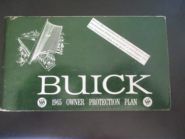 Two 1965 Buick Manuals