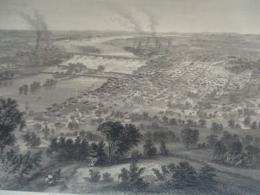 Birdseye View of Richmond Virginia & Vicinity