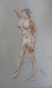 Nude 5 Standing Sideway Charles Stepule